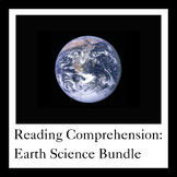 Reading Comprehension: Earth Science Bundle