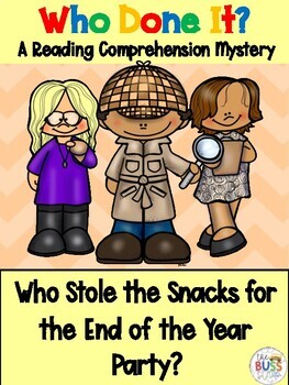 Preview of Reading Comprehension- End of the Year Mystery