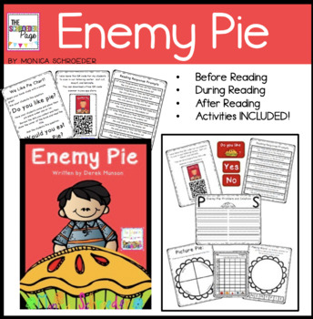 Preview of Reading Comprehension: Enemy Pie