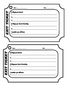 Reading Comprehension Exit Ticket by Tech Teacher Mama | TpT