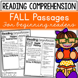 Fall Activities for Reading Comprehension ~ Fall Passages