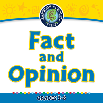 Preview of Reading Comprehension: Fact and Opinion - NOTEBOOK Gr. 3-8
