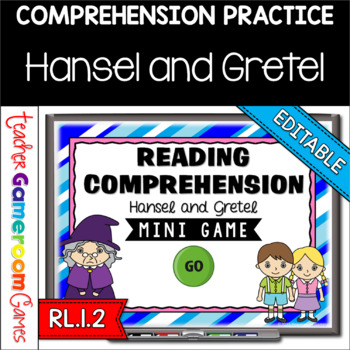 Preview of Reading Comprehension - Fairy Tales - Hansel and Gretel Powerpoint Game