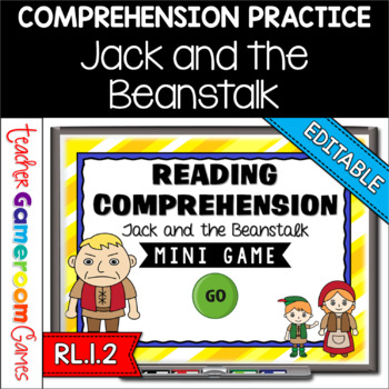 Preview of Reading Comprehension - Fairy Tales - Jack and the Beanstalk Powerpoint Game