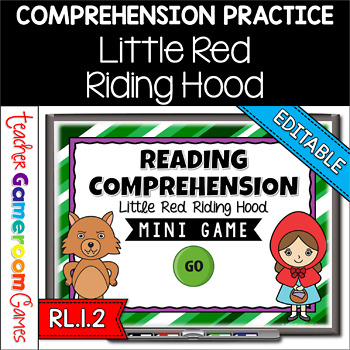 Preview of Reading Comprehension - Fairy Tales - Little Red Riding Hood Powerpoint Game