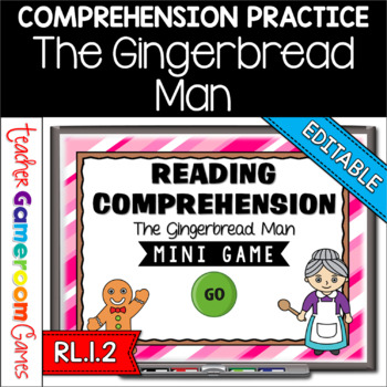 Preview of Reading Comprehension - Fairy Tales - The Gingerbread Man Powerpoint Game