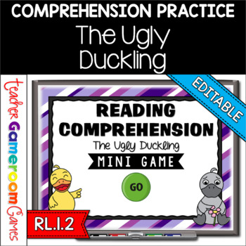 Preview of Reading Comprehension - Fairy Tales - The Ugly Duckling Powerpoint Game