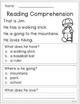 Reading Comprehension - Fall Edition by The Kiddie Class | TpT