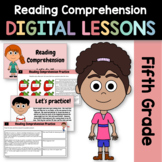 Reading Comprehension Fiction Stories 5th Grade Google Sli