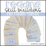 Reading Comprehension File Folders (WH Questions)