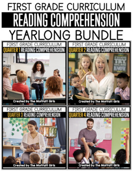 Preview of Reading Comprehension First Grade Curriculum The Bundle