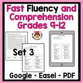 Reading Comprehension & Fluency Passages for High School