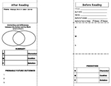 Reading Comprehension Foldable for Literary Texts