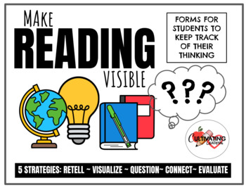 Preview of Reading Comprehension Strategies/Forms - Make Reading Visible