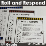 May 4th Grade Reading Comprehension Roll Read and Respond 