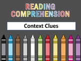 Reading Comprehension Game - Context Clues