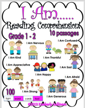 Preview of Reading Comprehension Google Slides Independent Workbook Sight Words 