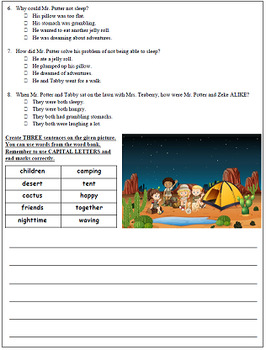 reading comprehension grade 2 by english reading writing tpt