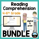 Reading Comprehension Grades 4-6 Print and Digital Google 