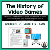 Reading Comprehension Passage | Grades 4 - 7 | The History