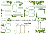 Reading Comprehension Graphic Organizer Bundle - Leaf Themed
