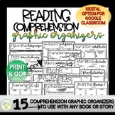 Reading Comprehension Graphic Organizers | Digital + Print