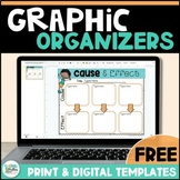Reading Comprehension Graphic Organizers FREEBIE Print and