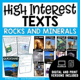 Reading Comprehension - High-Interest Texts - Rocks and Minerals