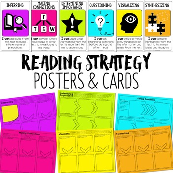 Preview of Reading Comprehension Interactive Strategy Cards