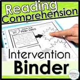 Reading Comprehension Intervention Activities, Games and P