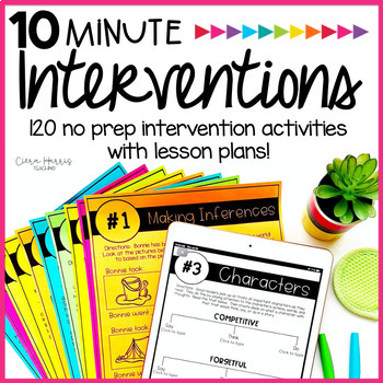 Preview of Reading Comprehension Interventions (Print & Digital)