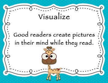 Reading Comprehension JUNGLE Theme Posters by Pinkadots Elementary