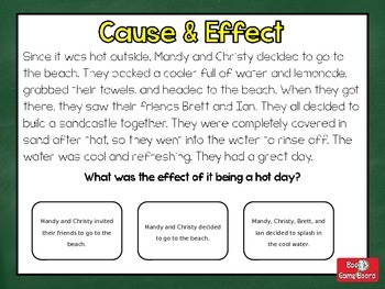 Reading Comprehension Jeopardy Style Game Show For 2nd Grade Tpt