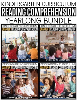 Preview of Reading Comprehension Kindergarten Curriculum The Bundle