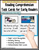 Reading Comprehension LARGE Task Cards for Special Educati