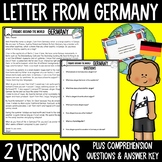 Reading Comprehension : Letter from Germany