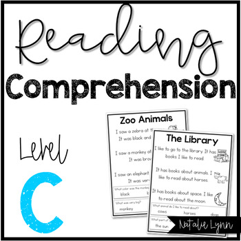 Level C Reading Passage Worksheets Teaching Resources Tpt