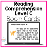Reading Comprehension Level C Interactive Boom Cards