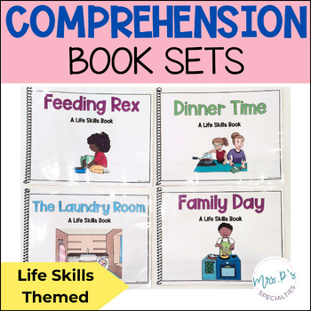 Preview of Reading Comprehension Leveled Sets - Life Skills - Main Idea - WH Questions