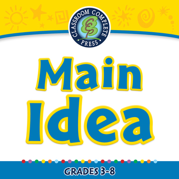 Preview of Reading Comprehension: Main Idea - NOTEBOOK Gr. 3-8