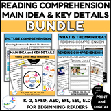 Main Idea and Key Details - Reading Comprehension Bundle