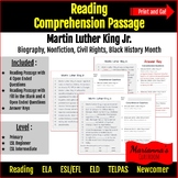 Reading Comprehension - Martin Luther King Jr.