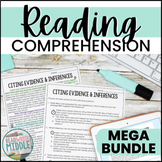 Preview of Reading Comprehension Mega Bundle Inferences, Context Clues, Main Idea