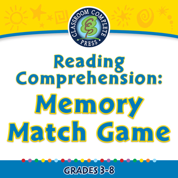 Preview of Reading Comprehension: Memory Match Game - MAC Gr. 3-8