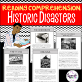 Reading Comprehension Passages & Questions: Historic Disasters