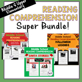 Reading Comprehension--Middle School Super Bundle