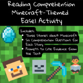 Reading Comprehension: Minecraft-Themed Bundle! (Digital a