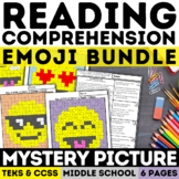 Emoji Reading Comprehension Mystery Picture Fun ELA Readin