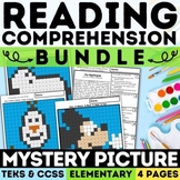 Reading Comprehension Mystery Picture Bundle Color By Numb