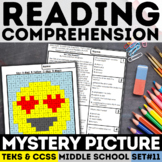 Reading Comprehension Mystery Picture | Emoji Color By Num